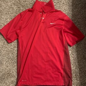 Nike Sunday Red Tiger Woods Golf Polo